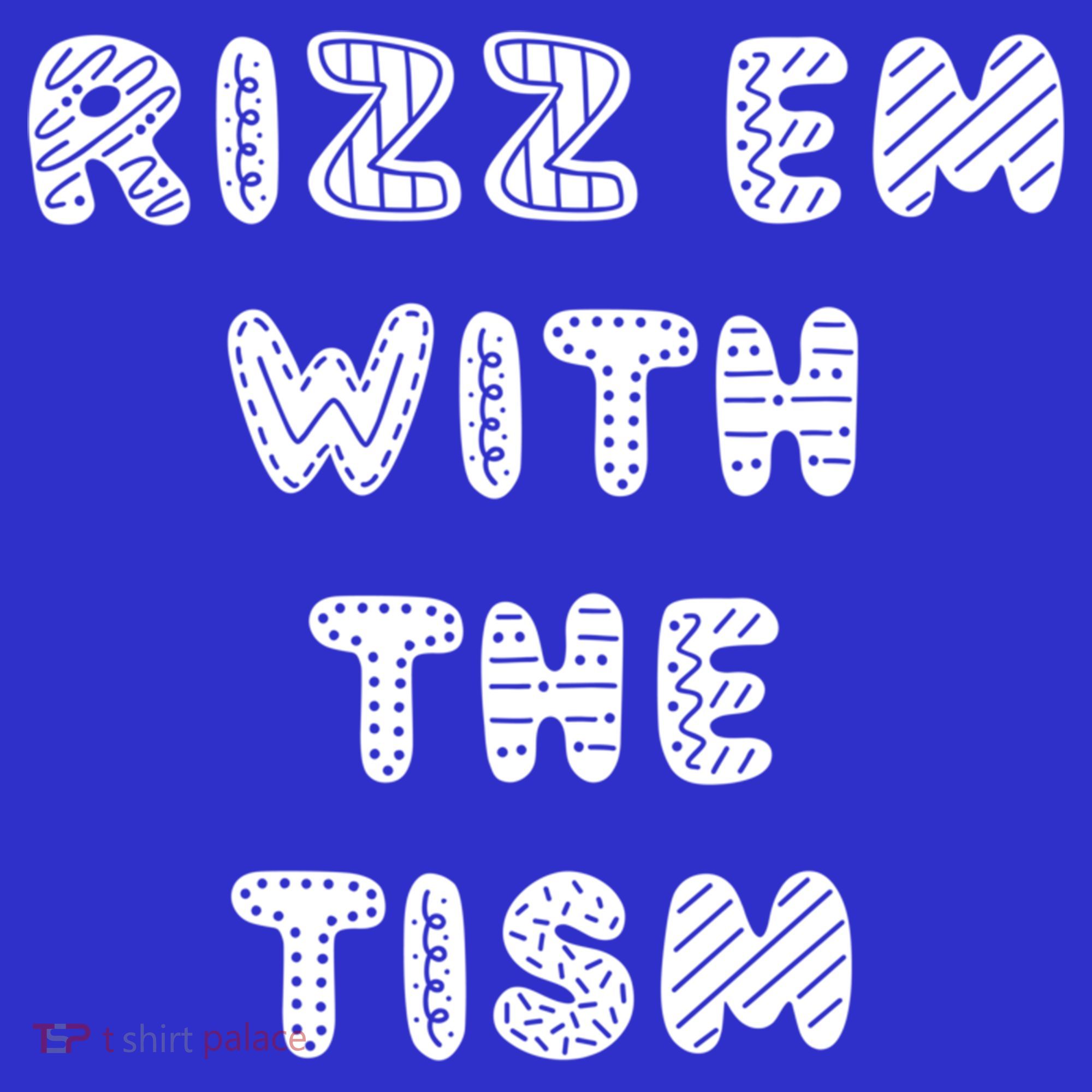 Rizz Em With The Tism Autism Funny Cute Gift Women's Tank Top
