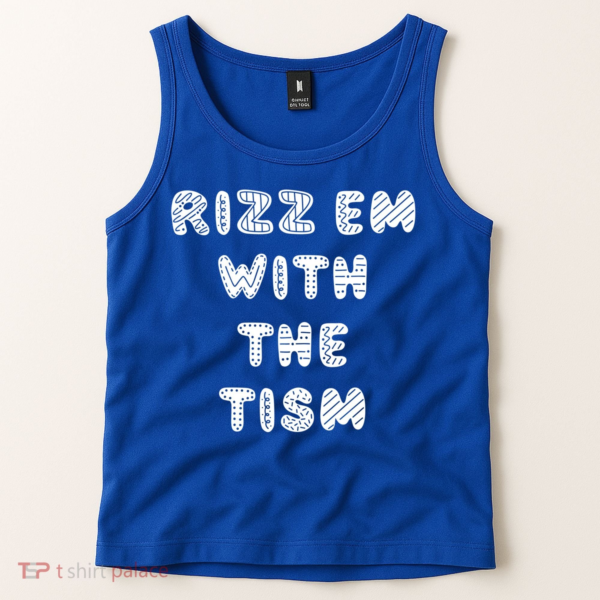 Rizz Em With The Tism Autism Funny Cute Gift Tank Top