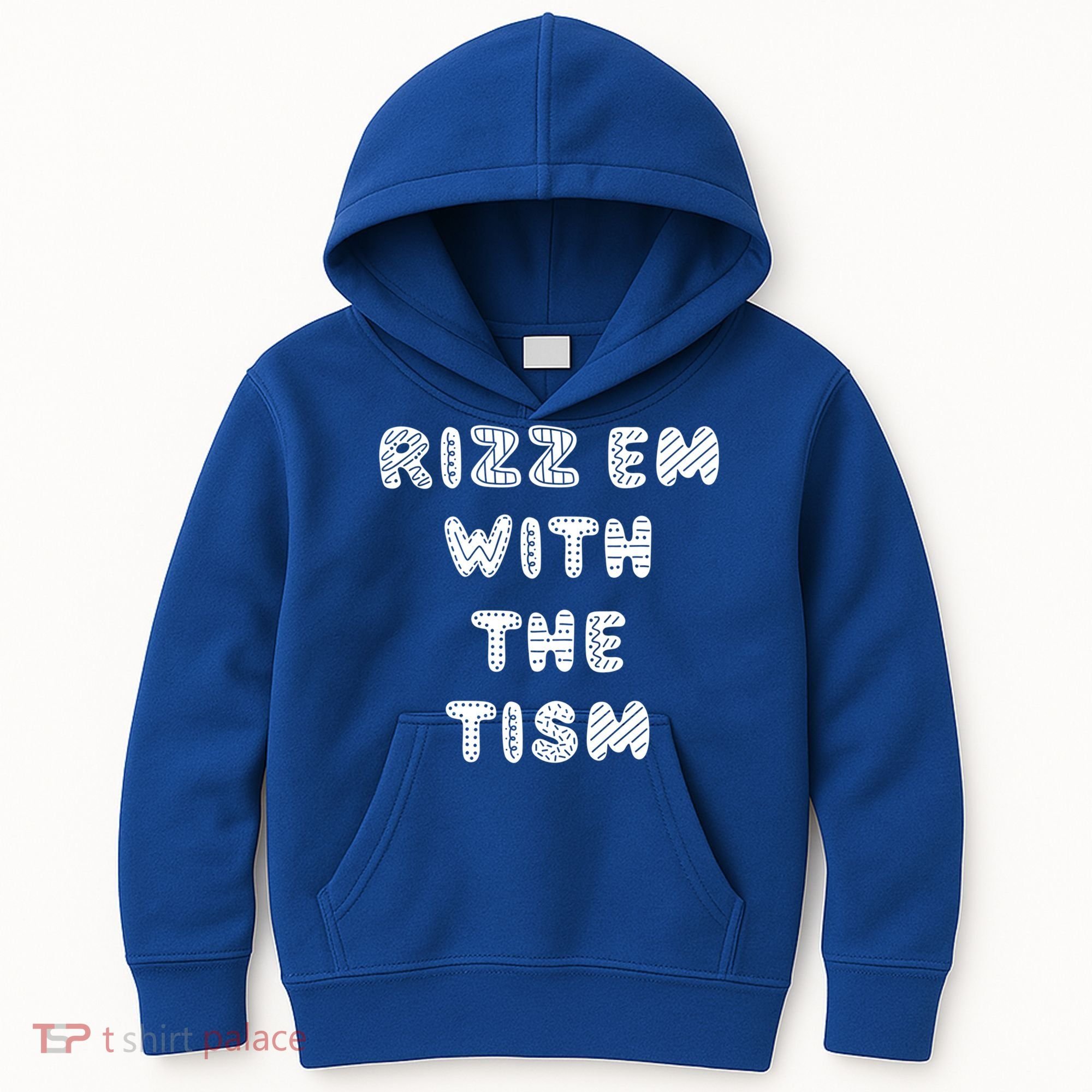 Rizz Em With The Tism Autism Funny Cute Gift Kids Hoodie