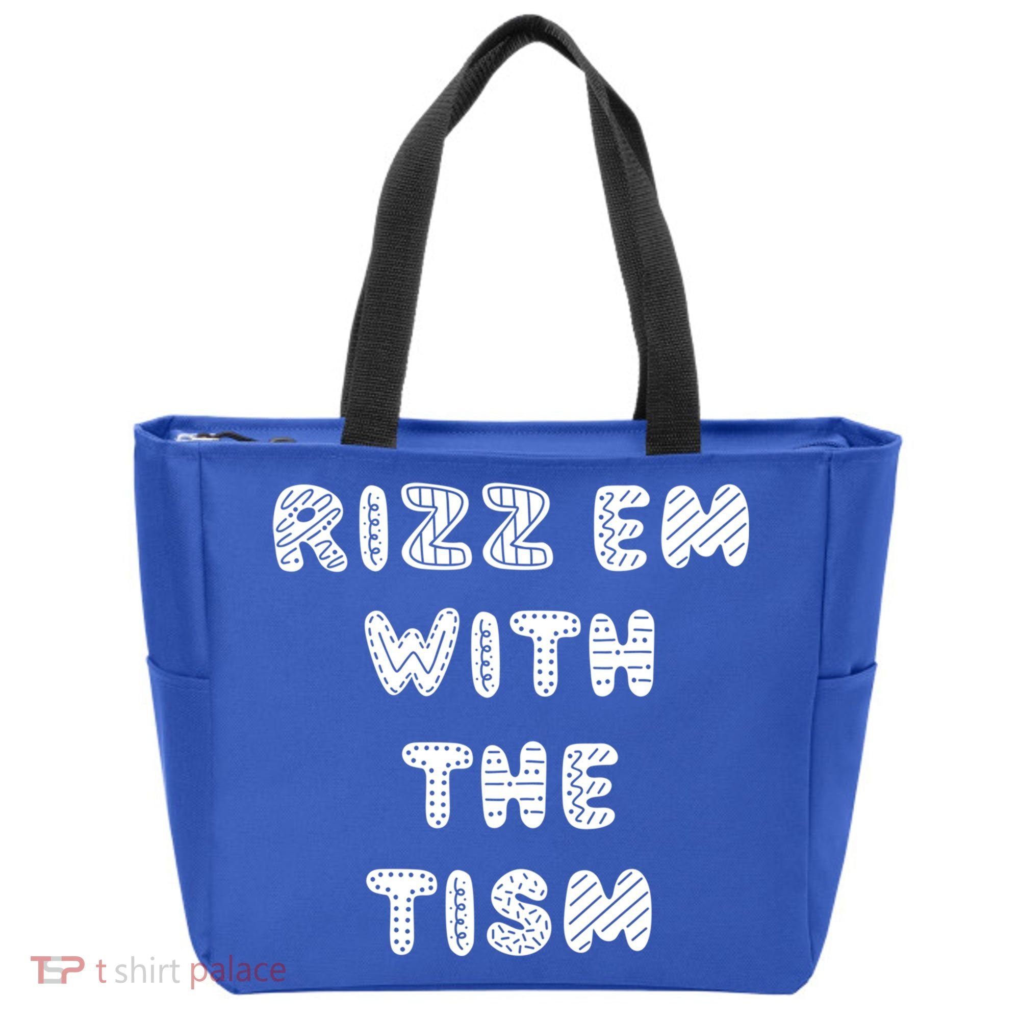 Rizz Em With The Tism Autism Funny Cute Gift Tote Bag