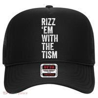 Rizz Em With The Tism Funny Autism Awareness Autistic Quote Meaningful Gift Hat thumb 0