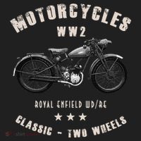 Royal Enfield Wdre Classic Motorcycle Ww2 12oz Stainless Steel Coffee Mug thumb 3
