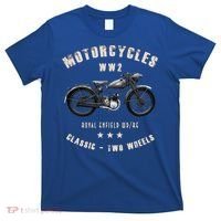 Royal Enfield Wdre Classic Motorcycle Ww2 T-Shirt thumb 0
