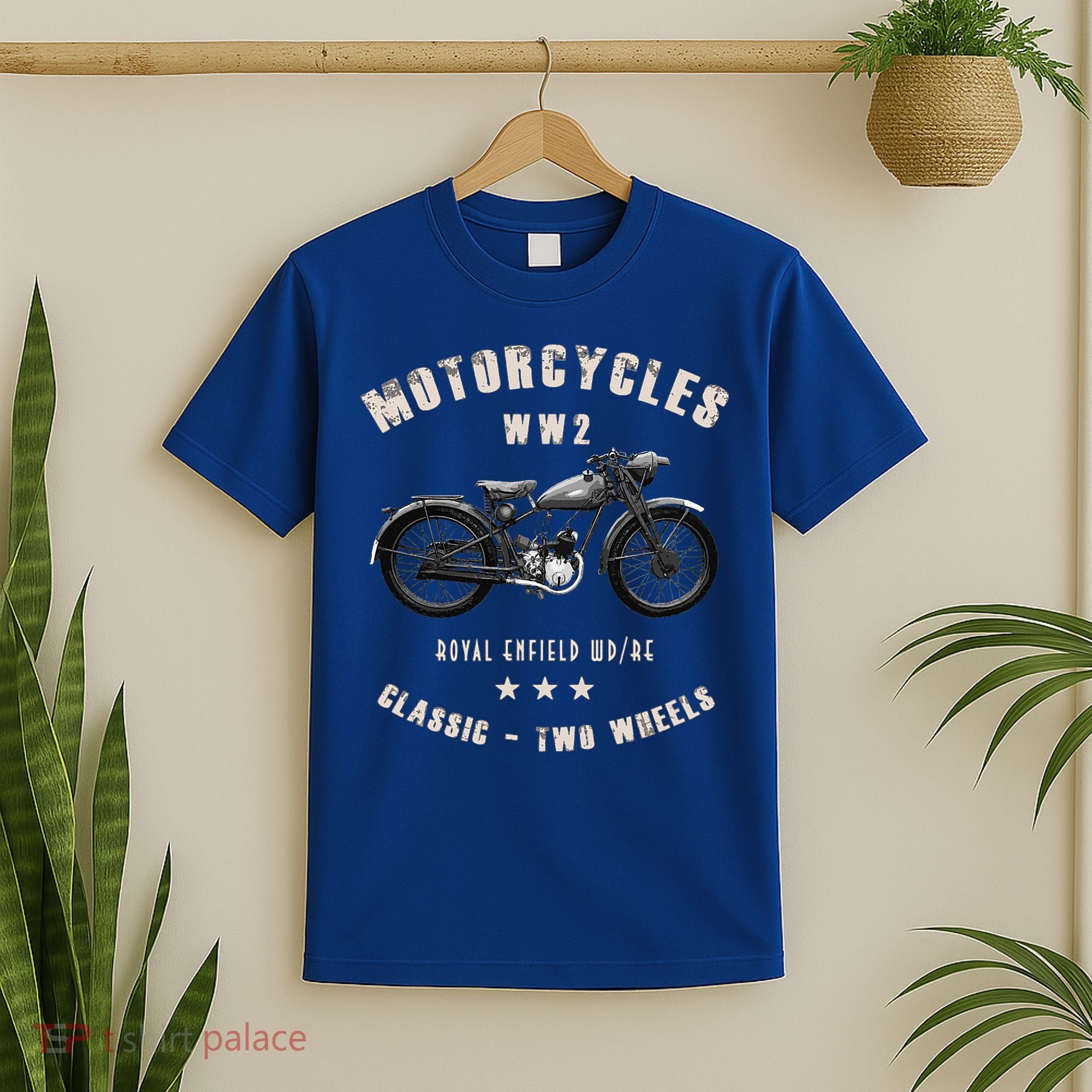 Royal Enfield Wdre Classic Motorcycle Ww2 T-Shirt