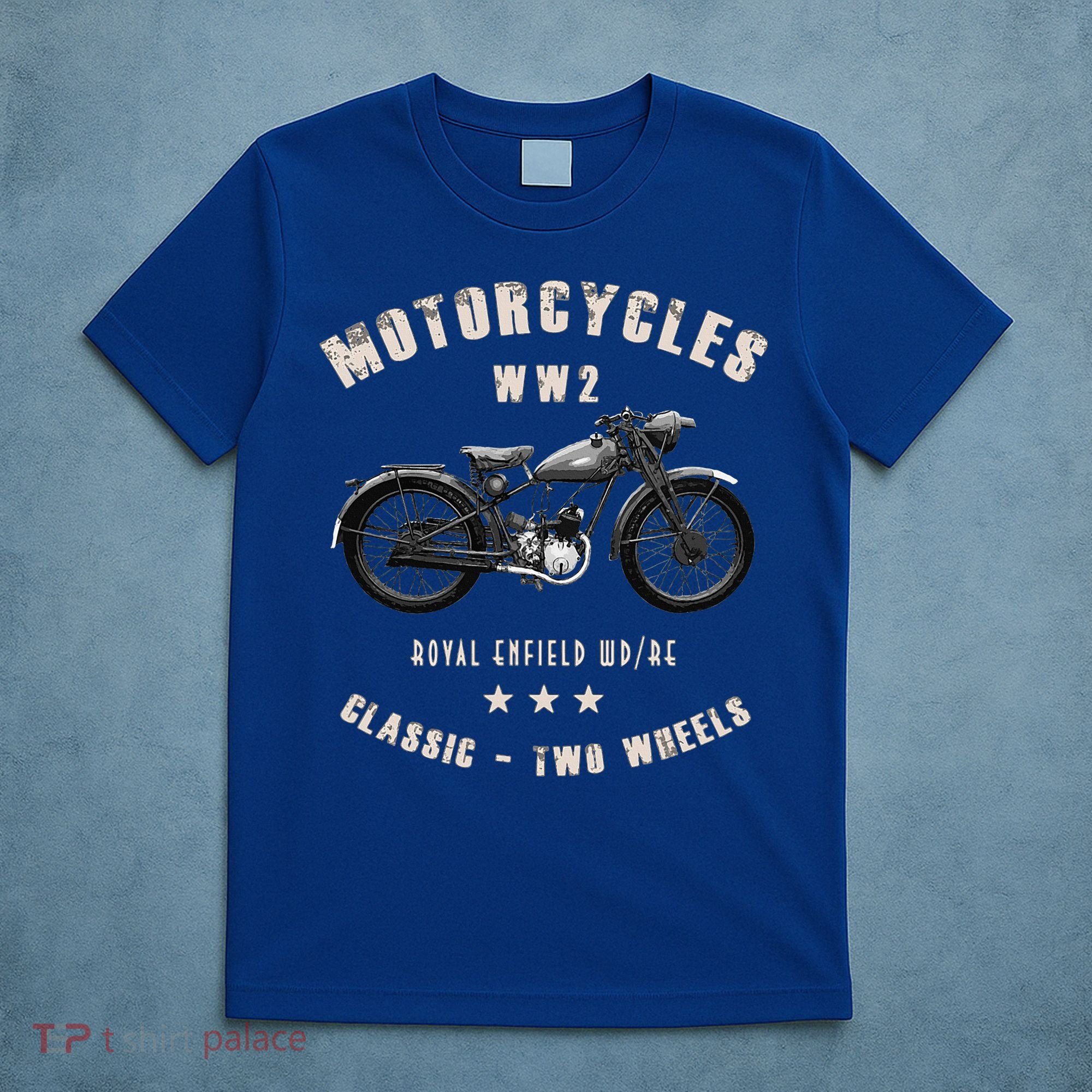 Royal Enfield Wdre Classic Motorcycle Ww2 T-Shirt