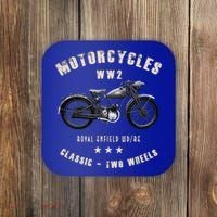 Royal Enfield Wdre Classic Motorcycle Ww2 Coaster thumb 0