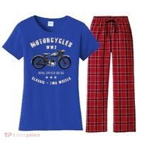 Royal Enfield Wdre Classic Motorcycle Ww2 Women's Flannel Pajama Set thumb 0