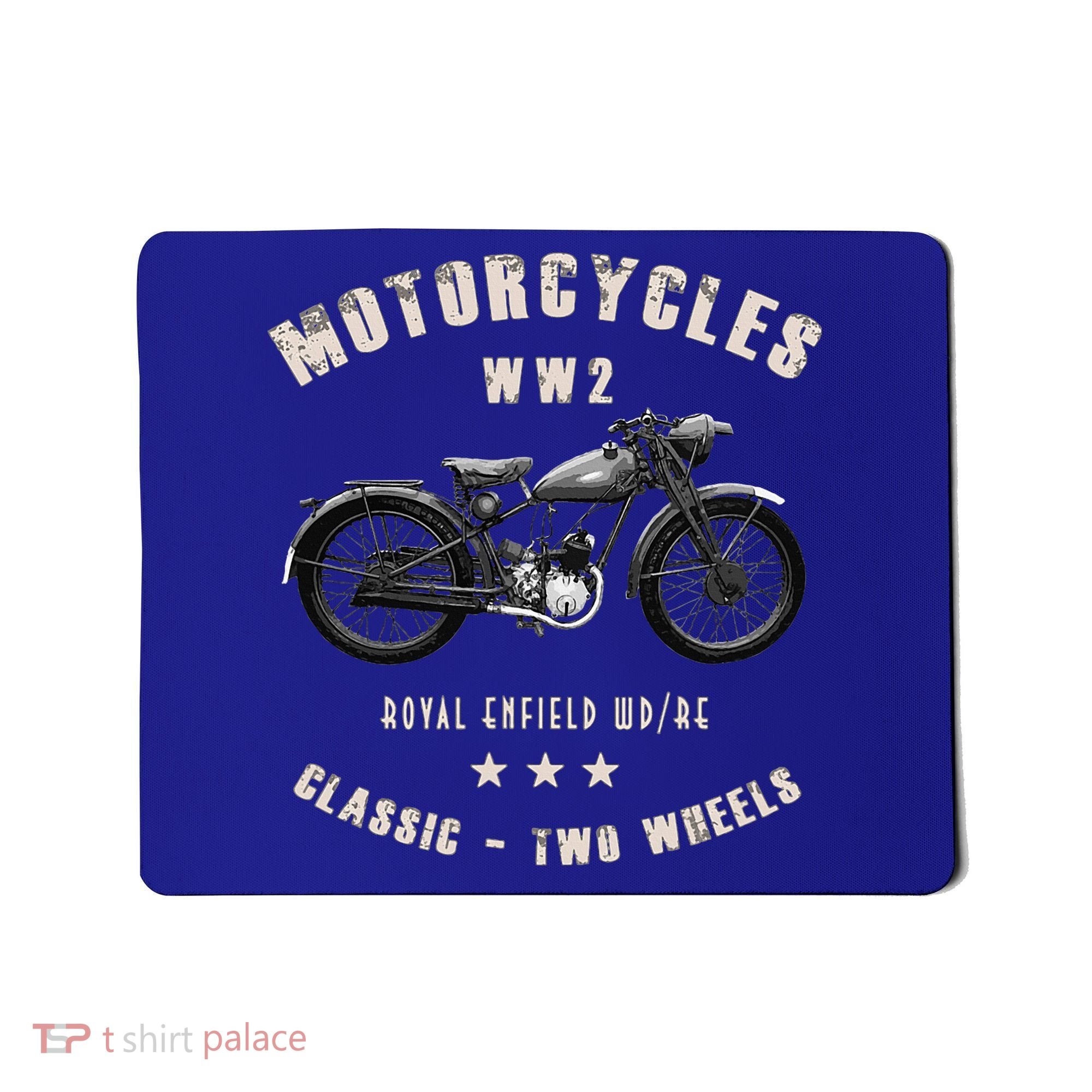 Royal Enfield Wdre Classic Motorcycle Ww2 Mousepad