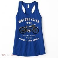 Royal Enfield Wdre Classic Motorcycle Ww2 Women's Tank Top thumb 0