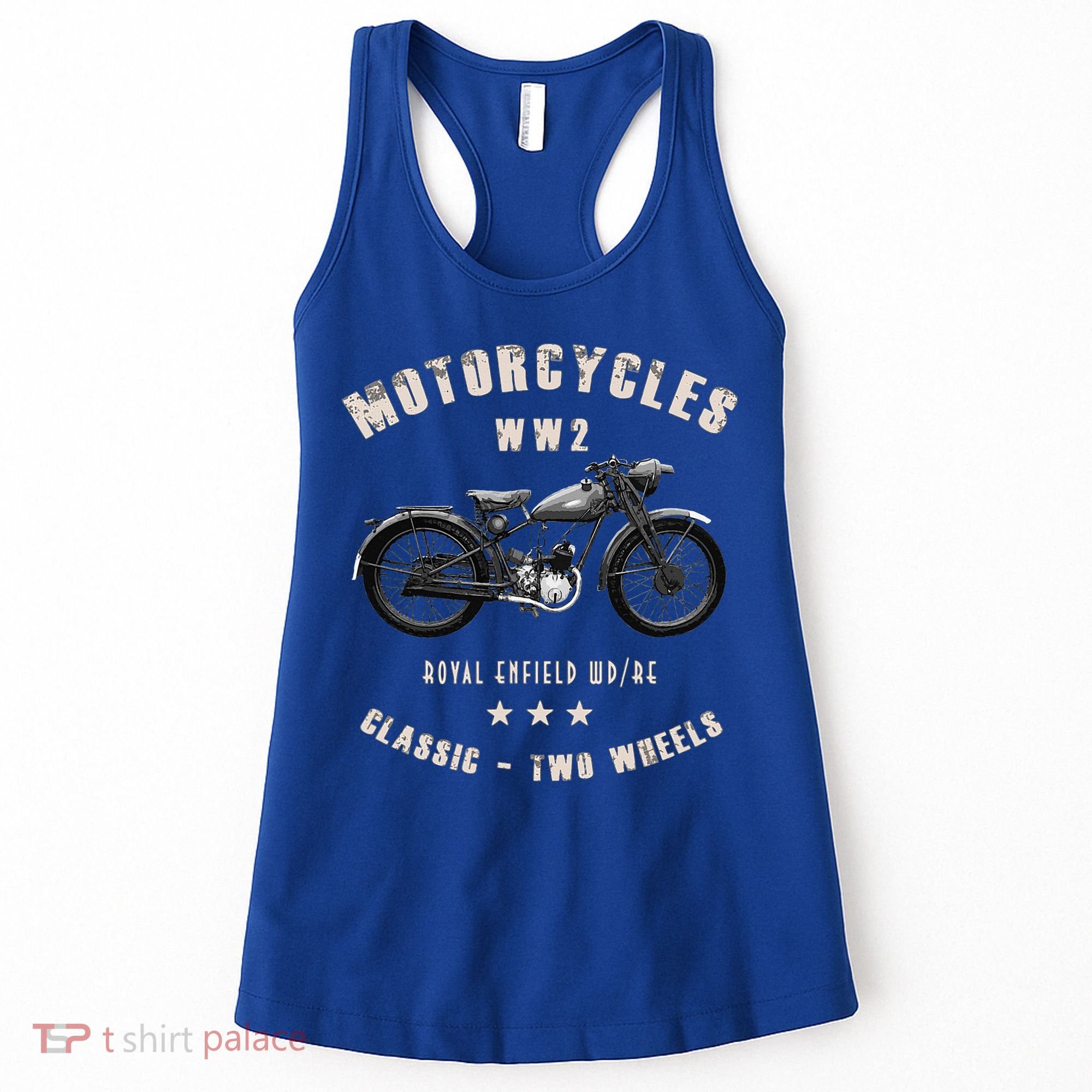 Royal Enfield Wdre Classic Motorcycle Ww2 Women's Tank Top