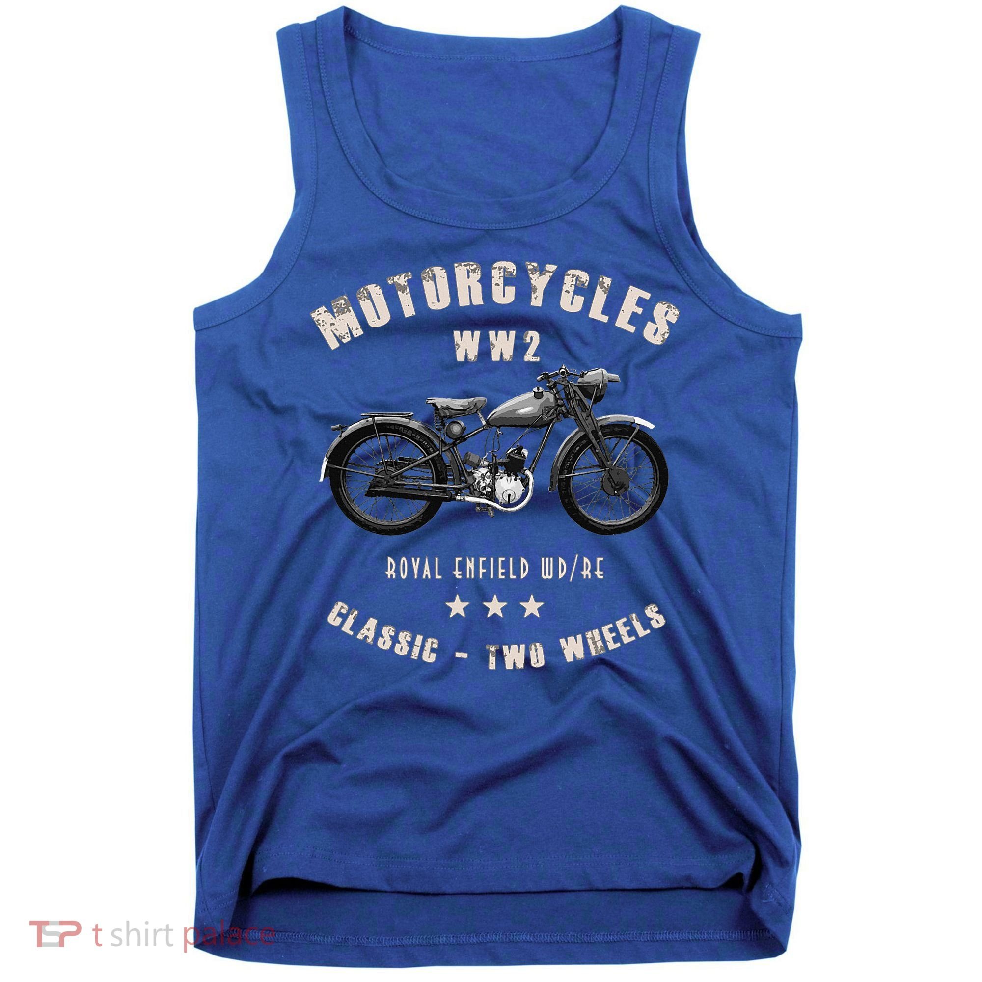 Royal Enfield Wdre Classic Motorcycle Ww2 Tank Top