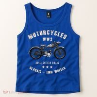 Royal Enfield Wdre Classic Motorcycle Ww2 Tank Top thumb 2