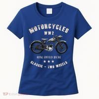 Royal Enfield Wdre Classic Motorcycle Ww2 Women's T-Shirt thumb 0