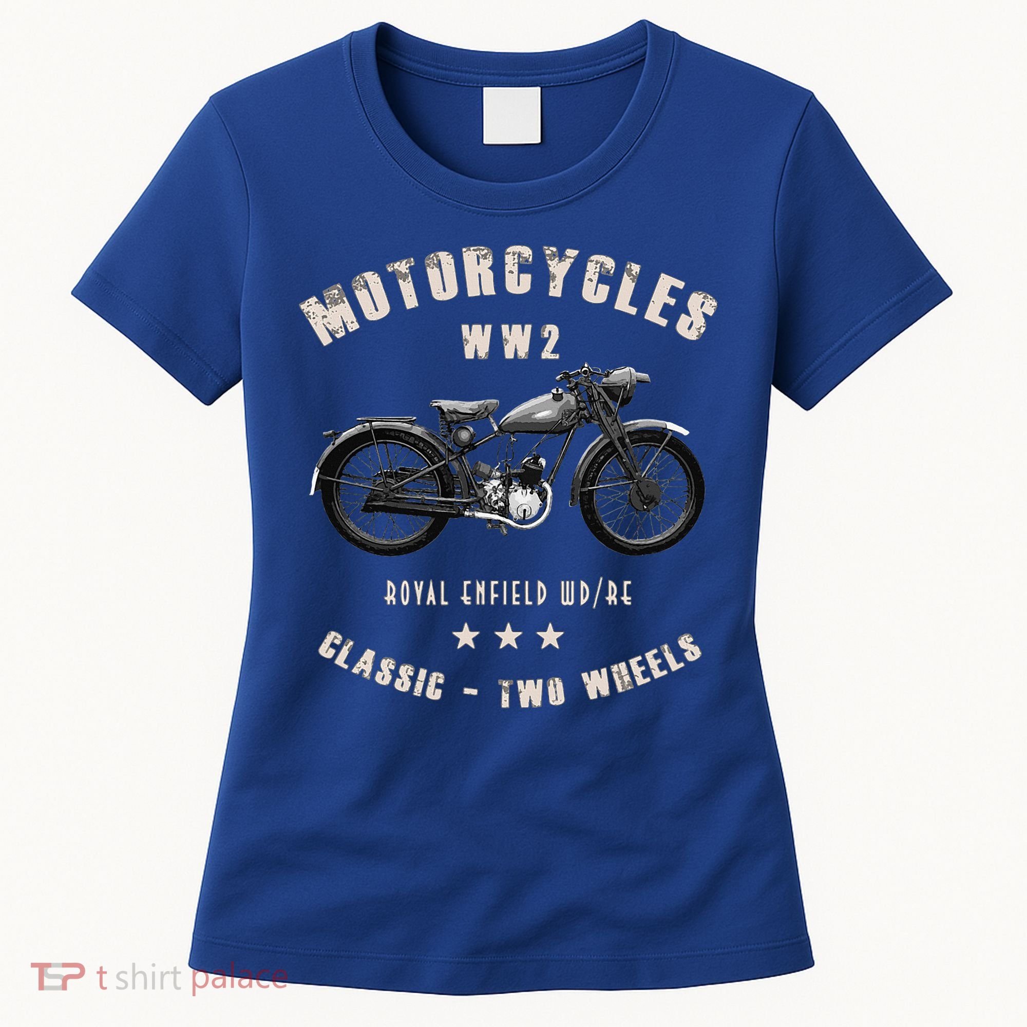 Royal Enfield Wdre Classic Motorcycle Ww2 Women's T-Shirt