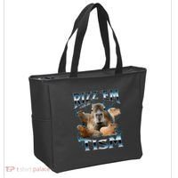 Rizz Em With The Tism Capybara Funny Oddly Dank Tote Bag thumb 2