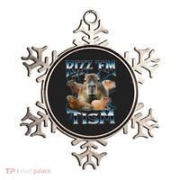 Rizz Em With The Tism Capybara Funny Oddly Dank Meme Ornament thumb 0