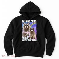 Rizz Em With The Tism Rizzler Ohio Rizz Hoodie thumb 0