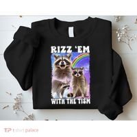 Rizz Em With The Tism Rizzler Ohio Rizz Sweatshirt thumb 2