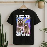 Rizz Em With The Tism Rizzler Ohio Rizz T-Shirt thumb 2