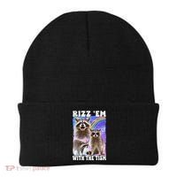 Rizz Em With The Tism Rizzler Ohio Rizz Beanie thumb 0