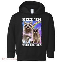 Rizz Em With The Tism Rizzler Ohio Rizz Toddler Hoodie thumb 0