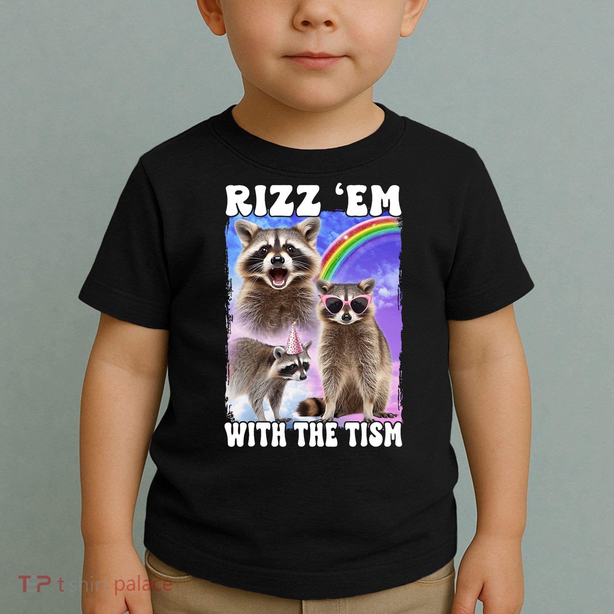 Rizz Em With The Tism Rizzler Ohio Rizz Toddler T-Shirt