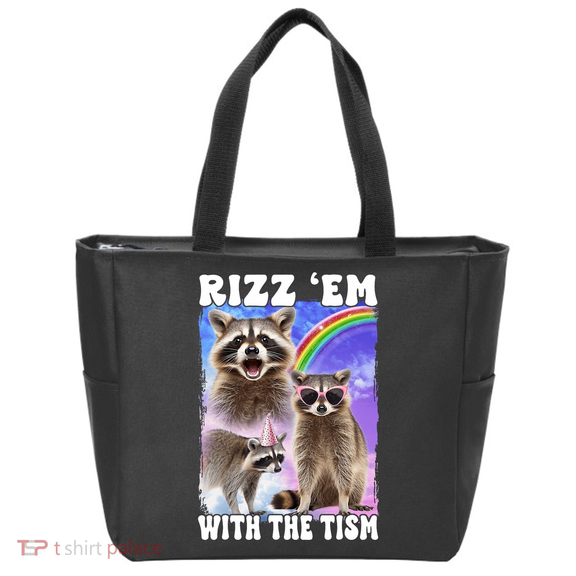 Rizz Em With The Tism Rizzler Ohio Rizz Tote Bag