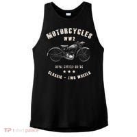 Royal Enfield Wdre Classic Motorcycle Ww2 Ladies PosiCharge Tri-Blend Wicking Tank thumb 0