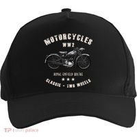 Royal Enfield Wdre Classic Motorcycle Ww2 Five-Panel Snapback Cap thumb 0