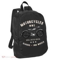 Royal Enfield Wdre Classic Motorcycle Ww2 Port Authority Crush Ripstop Backpack thumb 0