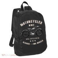 Royal Enfield Wdre Classic Motorcycle Ww2 Port Authority Crush Ripstop Backpack thumb 1
