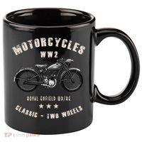 Royal Enfield Wdre Classic Motorcycle Ww2 11oz C Handle Ceramic Mug thumb 0