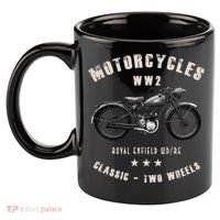 Royal Enfield Wdre Classic Motorcycle Ww2 11oz C Handle Ceramic Mug thumb 2