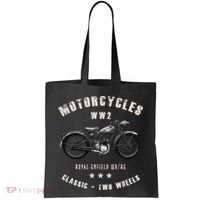 Royal Enfield Wdre Classic Motorcycle Ww2 Tote Bag thumb 0