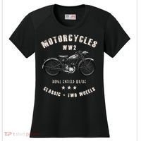 Royal Enfield Wdre Classic Motorcycle Ww2 Women's Cooling Performance Crew T-Shirt thumb 0