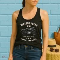 Royal Enfield Wdre Classic Motorcycle Ww2 Women's Tank Top thumb 2