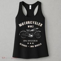 Royal Enfield Wdre Classic Motorcycle Ww2 Women's Tank Top thumb 3