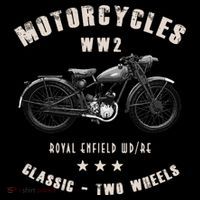 Royal Enfield Wdre Classic Motorcycle Ww2 Pom Pom 12in Knit Beanie thumb 2