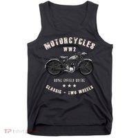 Royal Enfield Wdre Classic Motorcycle Ww2 Tank Top thumb 0