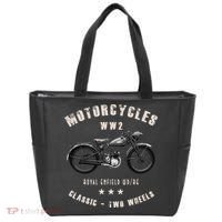 Royal Enfield Wdre Classic Motorcycle Ww2 Tote Bag thumb 0