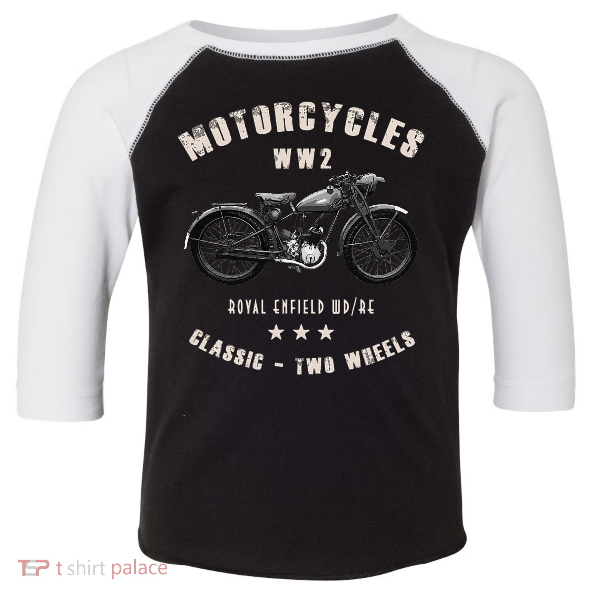 Royal Enfield Wdre Classic Motorcycle Ww2 Toddler Fine Jersey T-Shirt