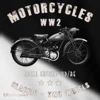 Royal Enfield Wdre Classic Motorcycle Ww2 Toddler Fine Jersey T-Shirt thumb 2