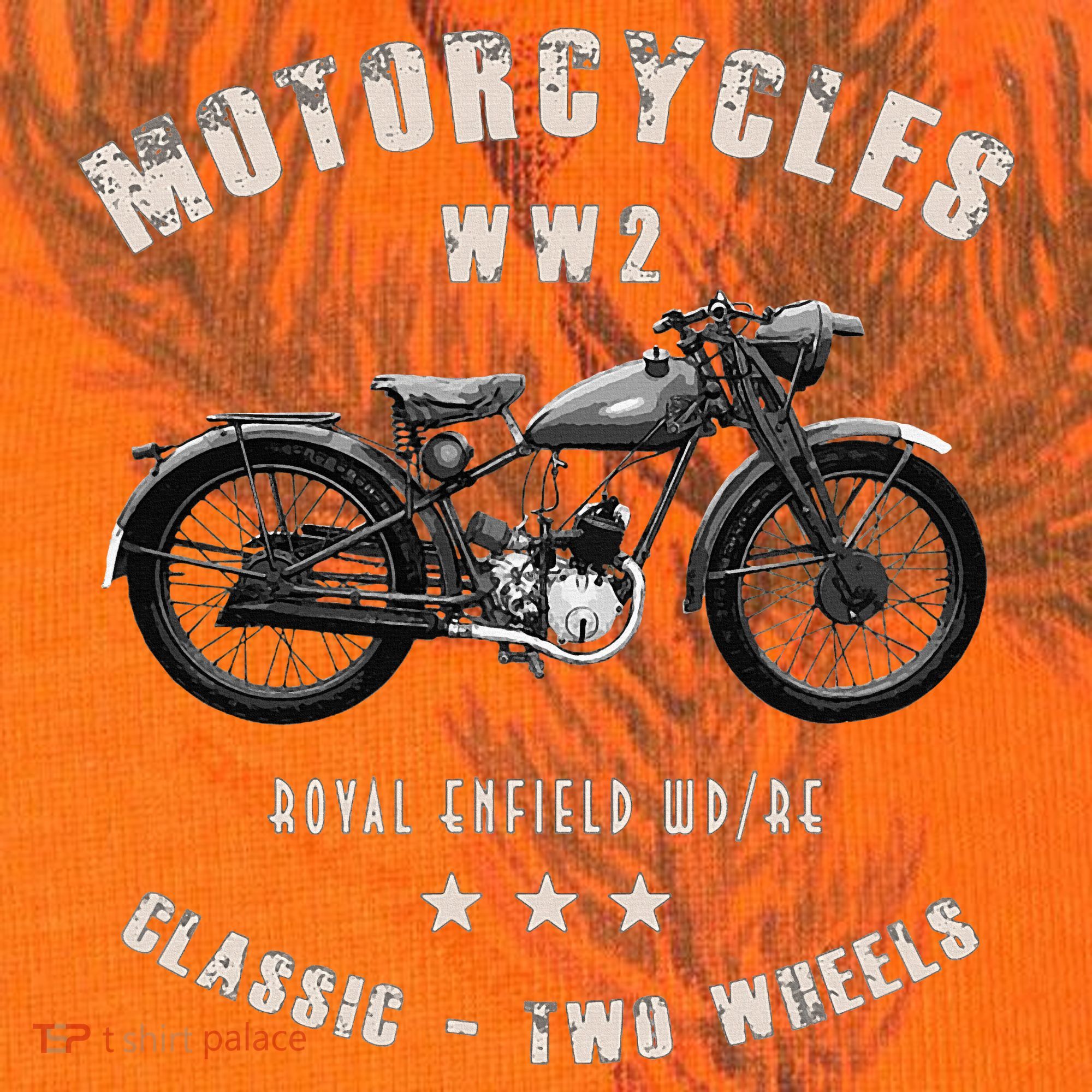 Royal Enfield Wdre Classic Motorcycle Ww2 Kati Licensed 12" Camo Cuffed Beanie