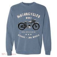Royal Enfield Wdre Classic Motorcycle Ww2 Garment-Dyed Sweatshirt thumb 0