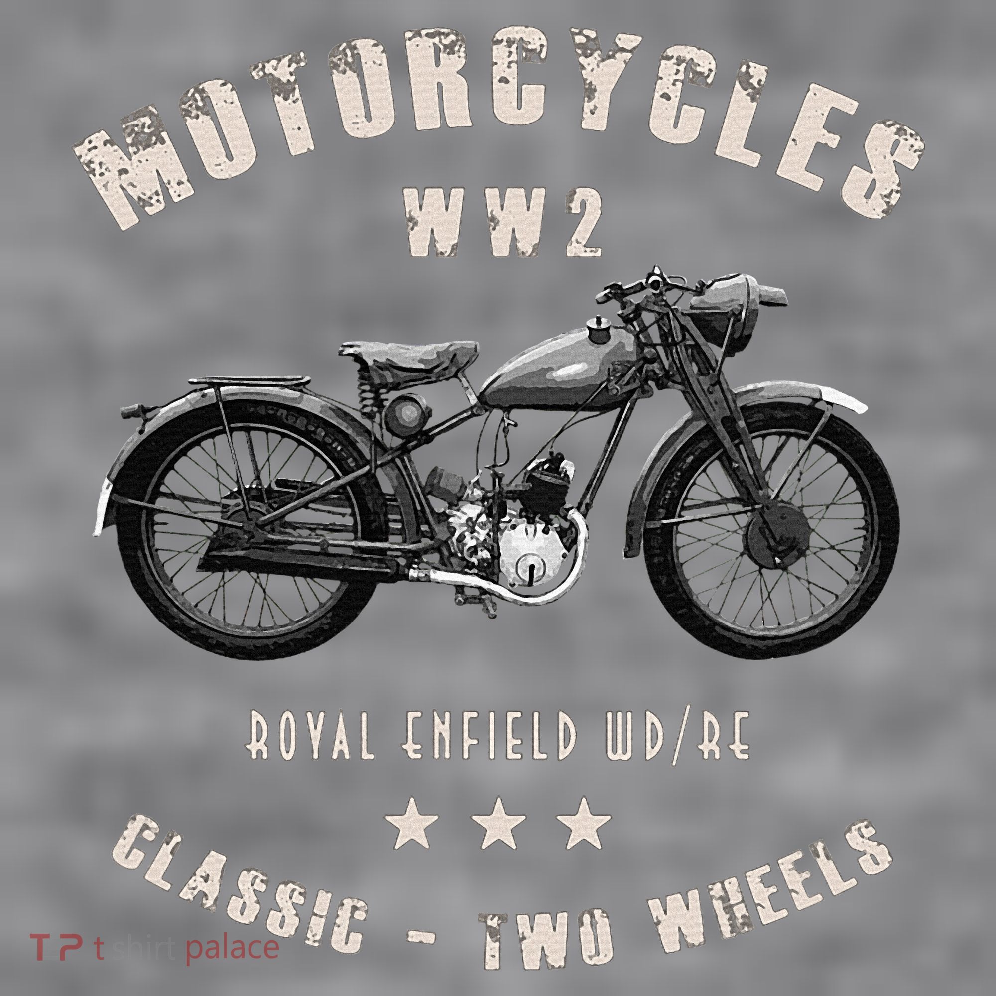 Royal Enfield Wdre Classic Motorcycle Ww2 Women's Racerback Cropped Tank