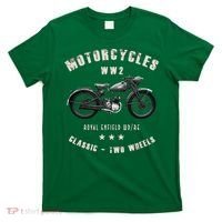 Royal Enfield Wdre Classic Motorcycle Ww2 T-Shirt thumb 0