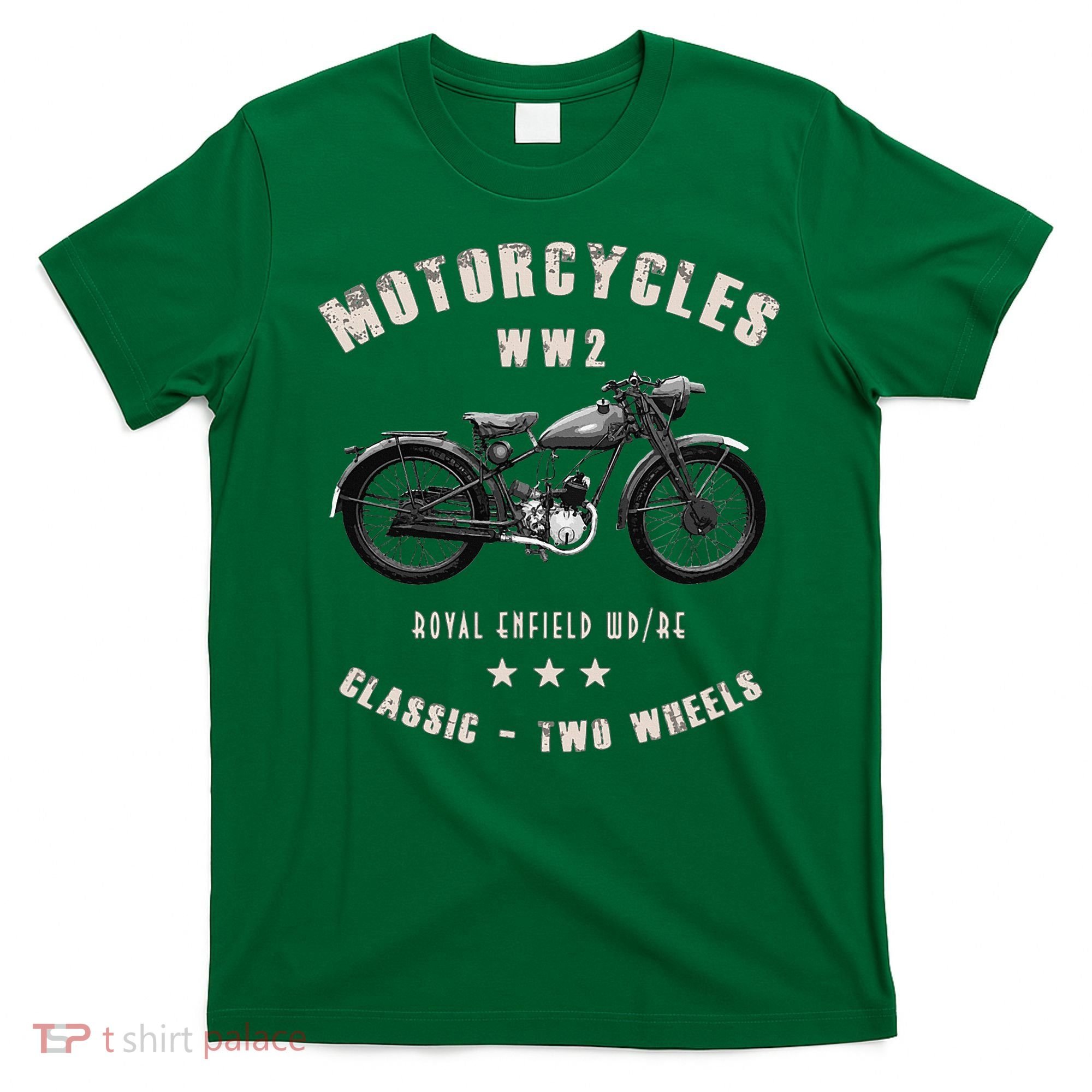 Royal Enfield Wdre Classic Motorcycle Ww2 T-Shirt