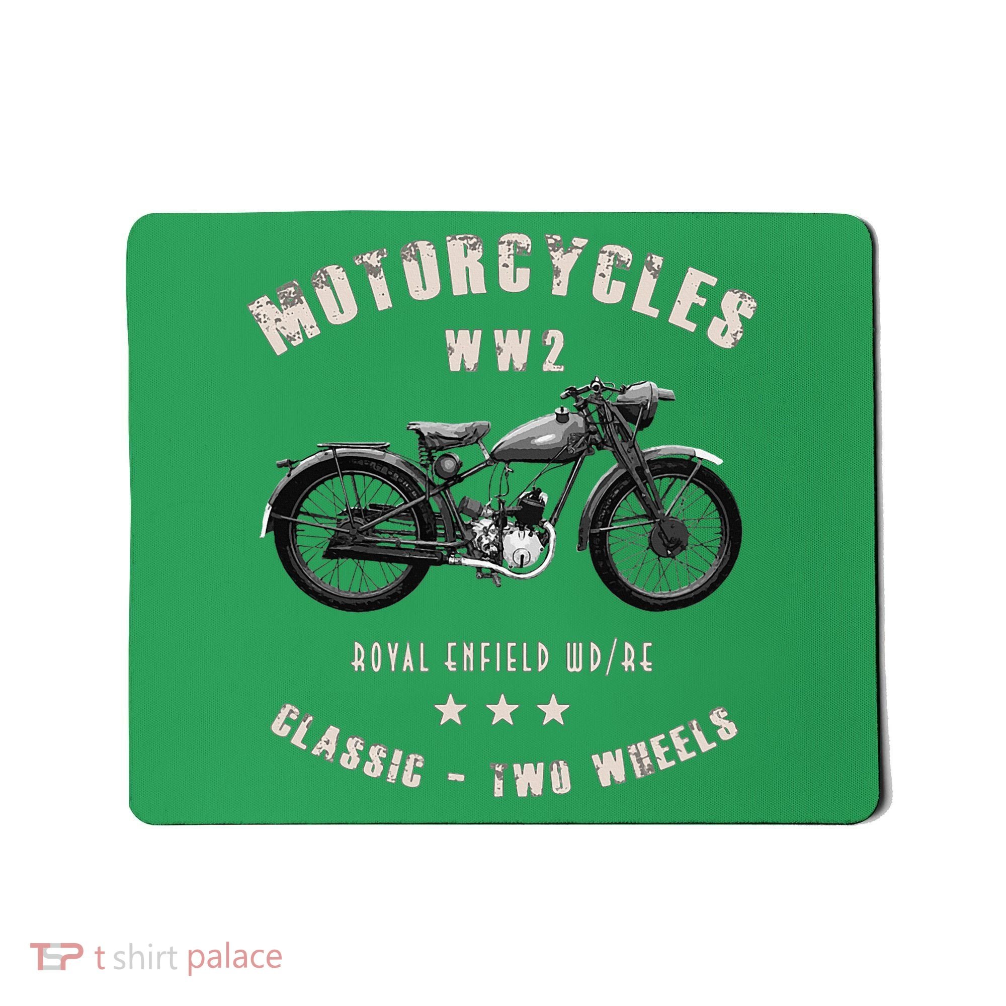 Royal Enfield Wdre Classic Motorcycle Ww2 Mousepad