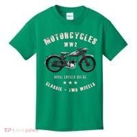 Royal Enfield Wdre Classic Motorcycle Ww2 Kids T-Shirt thumb 0