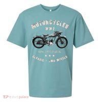 Royal Enfield Wdre Classic Motorcycle Ww2 Sueded Cloud Jersey T-Shirt thumb 0